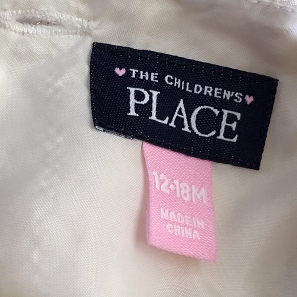The Children’s Place White and Gold Dress Baby Size 12-18M Formal Baby Dress - Picture 5 of 5